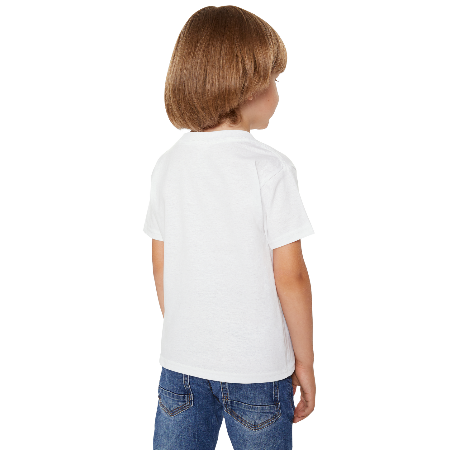 Game Level Unlocking Printed White Kids T-Shirt | 100% Cotton Bio-Wash Round Neck Half Sleeve (6 Months–16 Years) - Double F