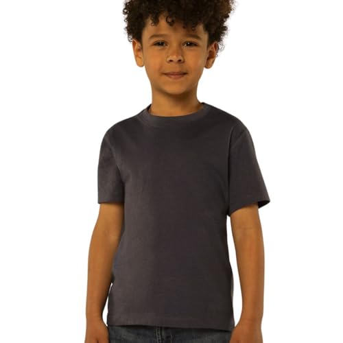 Kids Round Neck Boys T-Shirt Half Sleeves 100% Cotton Rich Ultra Soft Fabric Comfortable Stylish Plain Solid Color Original Branded Tshirt for boy|B0D1RLMJ4S