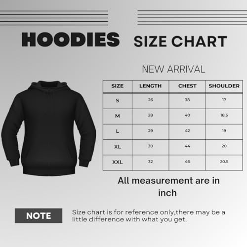 Glowic Men’s Hoodie | Oversized Stylish Sweatshirt for Winter Wear | Trendy Casual Hoodie for Men | Perfect for Gym, Travel, Streetwear Fashion|B0FQDVZ28J