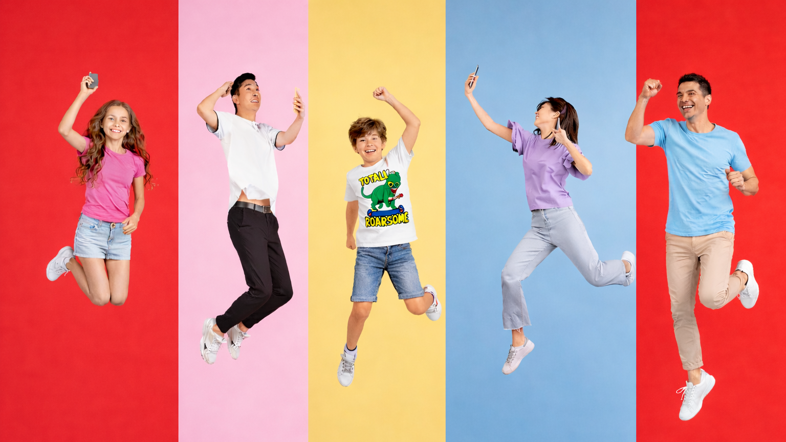 tshirts for boys men women and girls