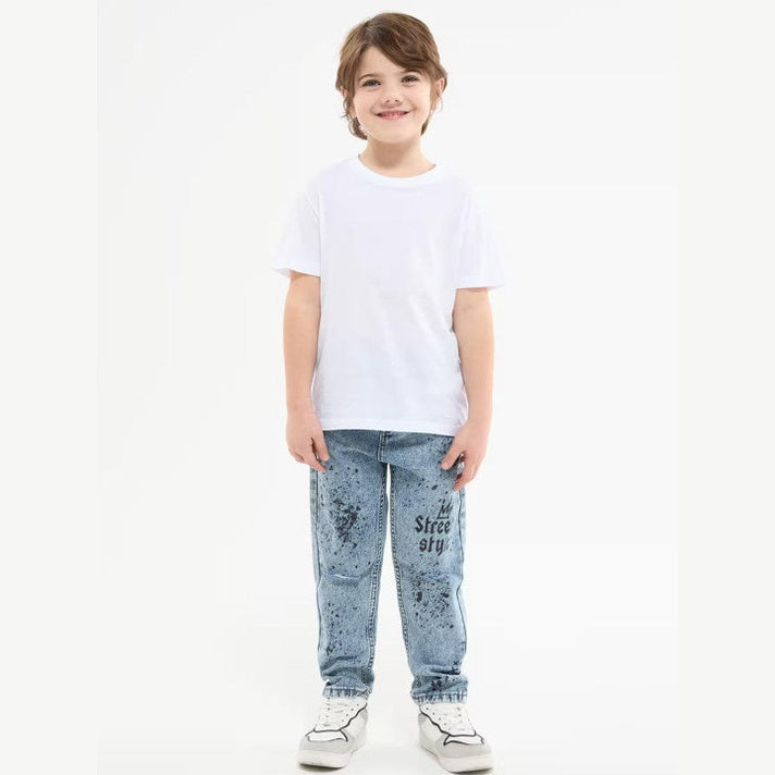 Round neck Plain White Half sleeve Cotton Tshirt For boys for 6 month to 16 year all age group 