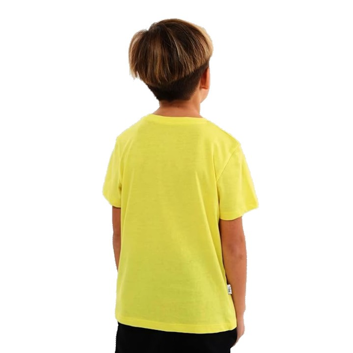 Happy holi Printed Yellow Kids T-Shirt | 100% Cotton Bio-Wash Round Neck Half Sleeve (6 Months–16 Years)