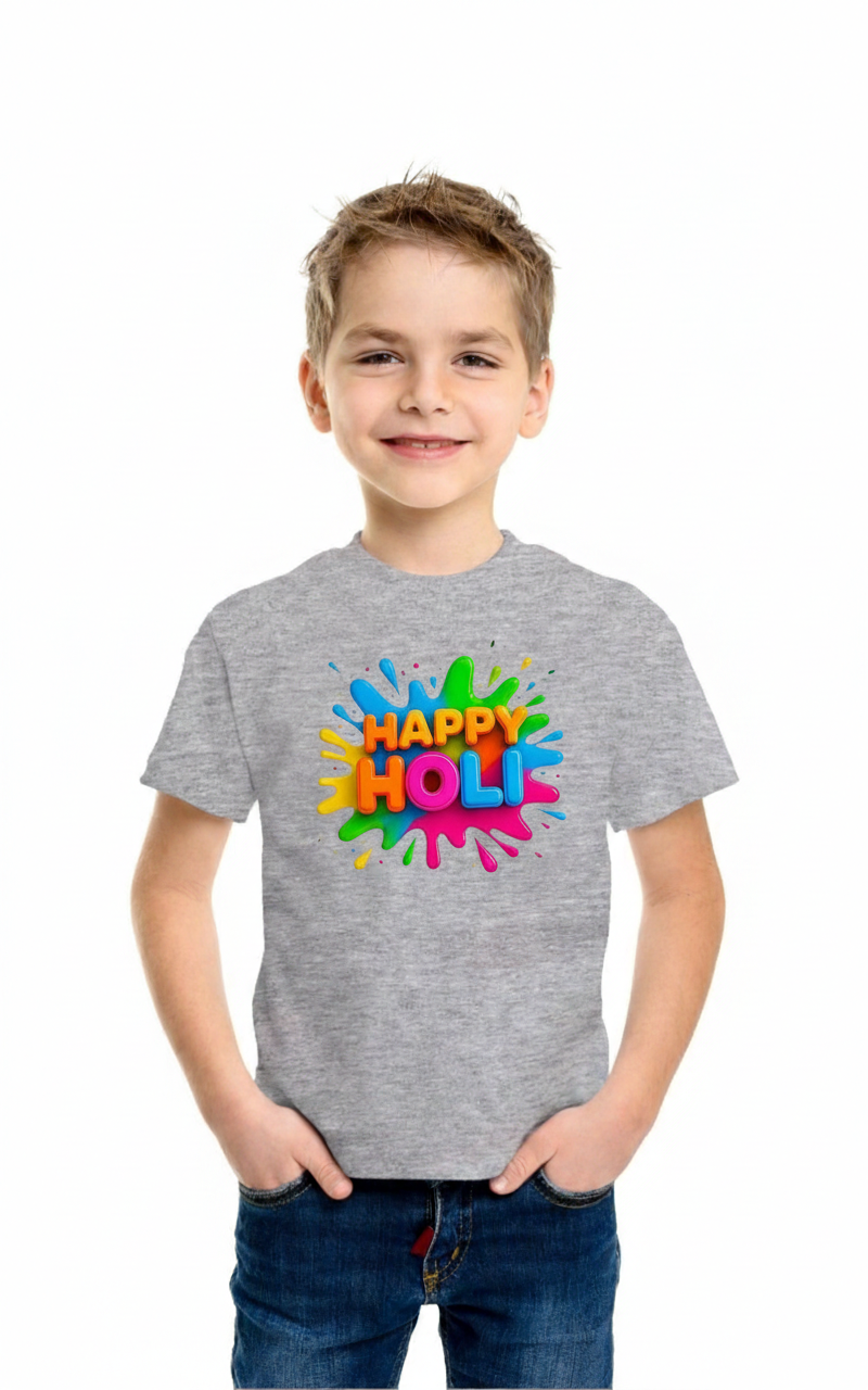 front image of holi t-shirts